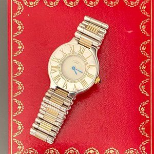 Cartier Watch With Red Gift Box!